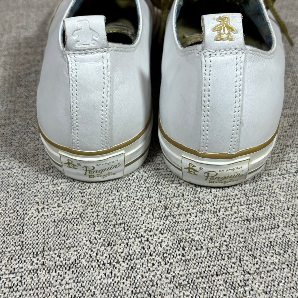 Penguin Peng Prince Low Cut Comfort Tennis Shoe Leather Men Size 11 - Picture 5 of 8